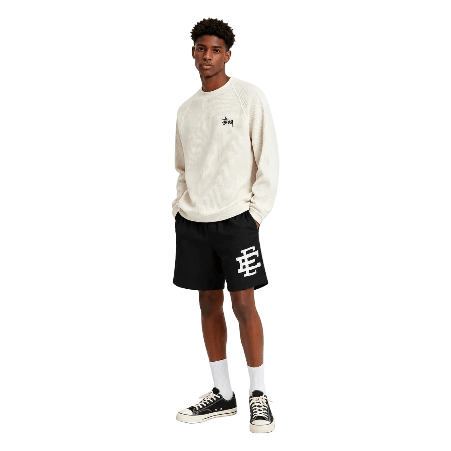 Eric Emanuel EE Akimbo Tyrrell Winston Short Black White