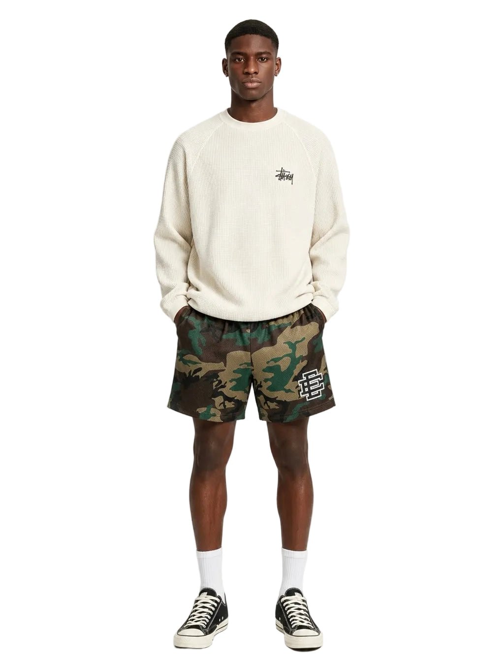 Eric Emanuel EE Basic Core Short Woodland Camo Black