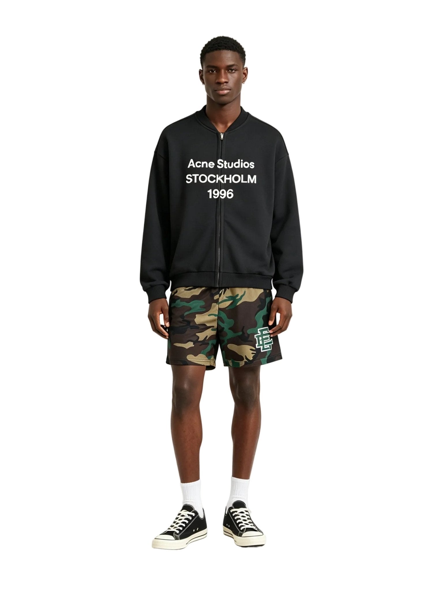 Eric Emanuel EE Basic Core Short Woodland Camo Green
