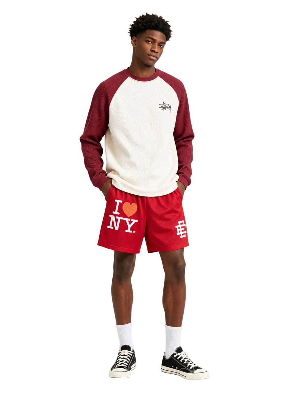 Eric Emanuel EE I Love New York Short Red White