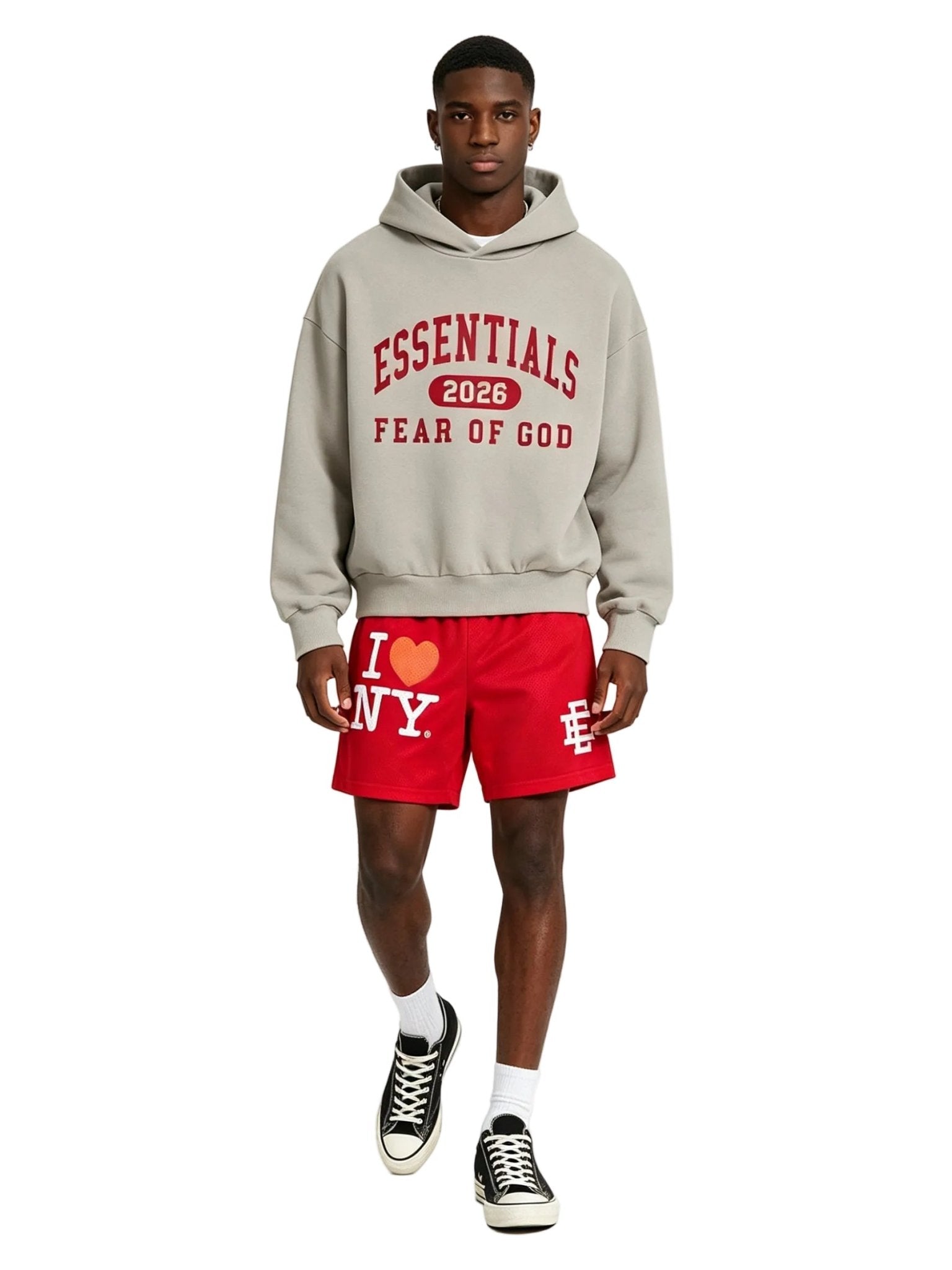 Eric Emanuel EE I Love New York Short Red White