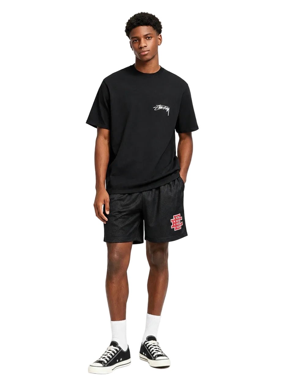 Eric Emanuel Men's Glitter Valentine's Basic Shorts Black