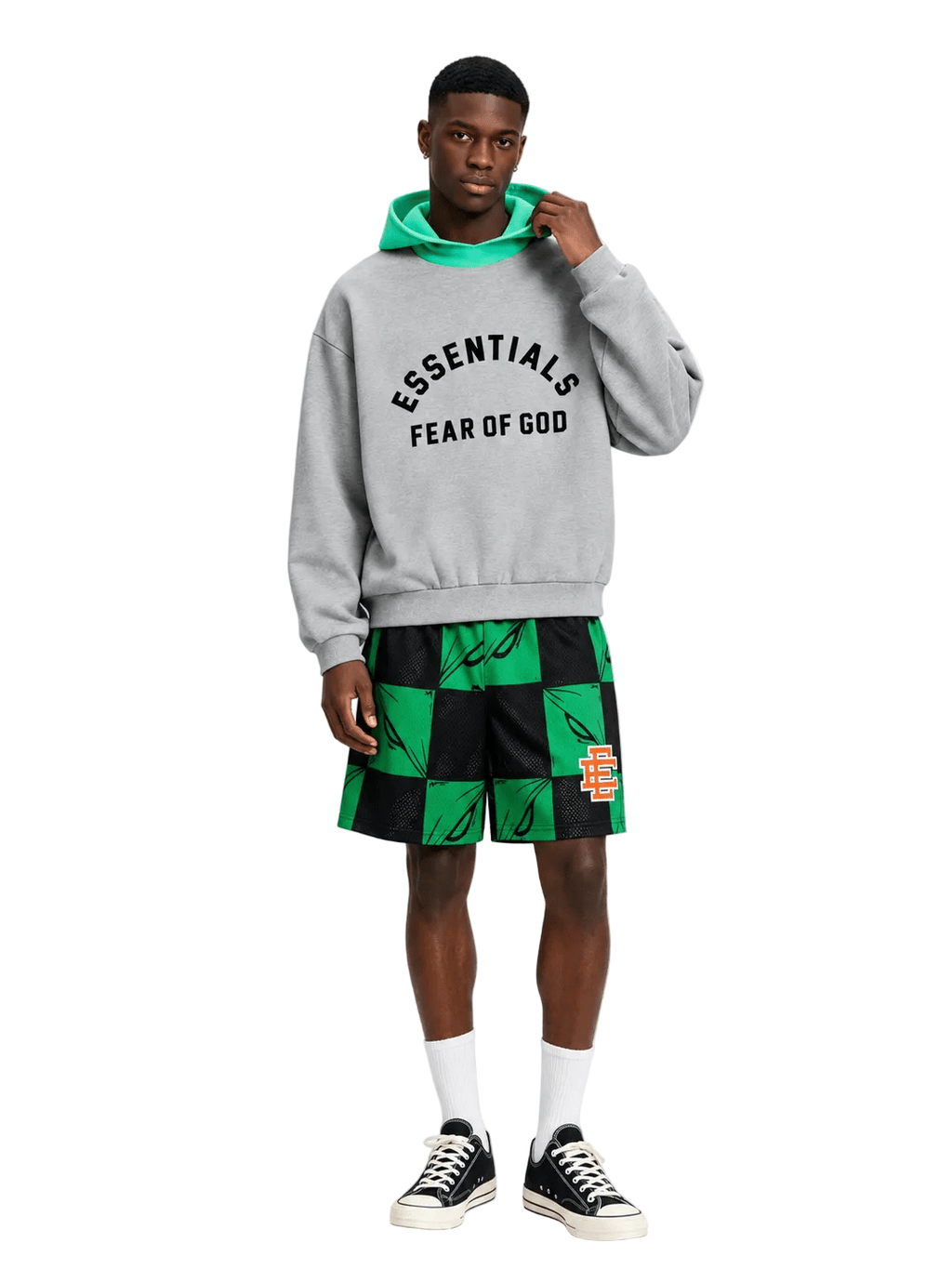 Eric Emanuel x Matty Boy EE Shorts 99 Eyes Slime/Orange