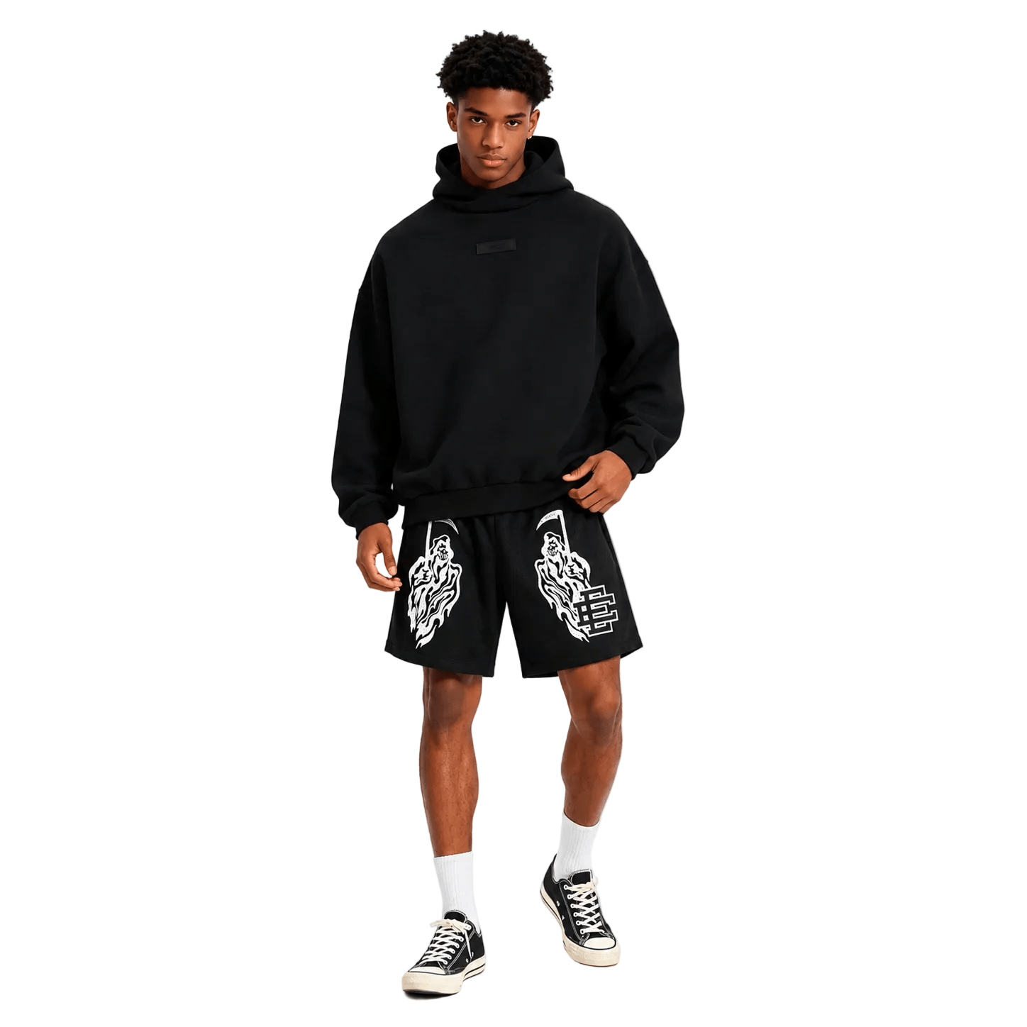 Eric Emanuel x Warren Lotas Short Black White