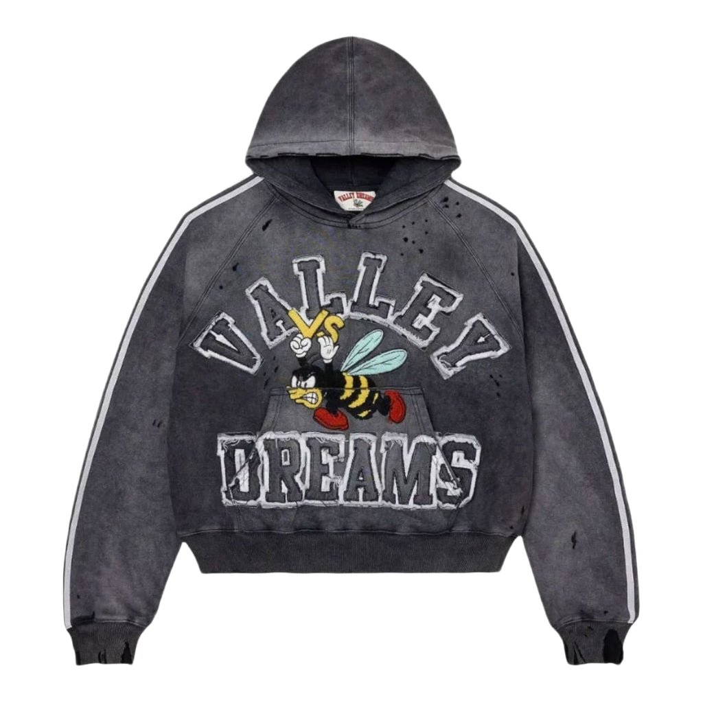 Vale Forever Anthem Pullover Hoodie Black Mono