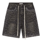 Vale Forever Rainstorm Mid Jorts Black