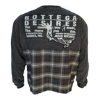 Bottega Desires Hybrid Flannel Longsleeve T-Shirt