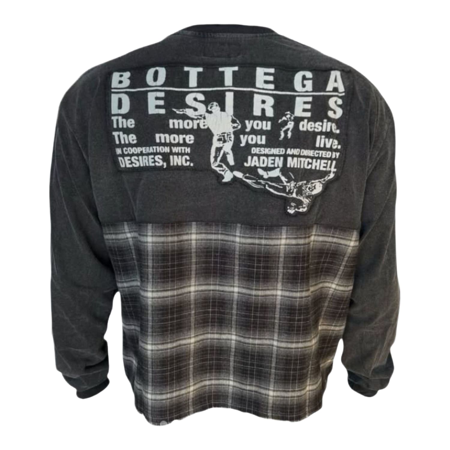 Bottega Desires Hybrid Flannel Longsleeve T-Shirt