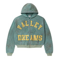 Vale Forever Bank Zip Up Hoodie Green