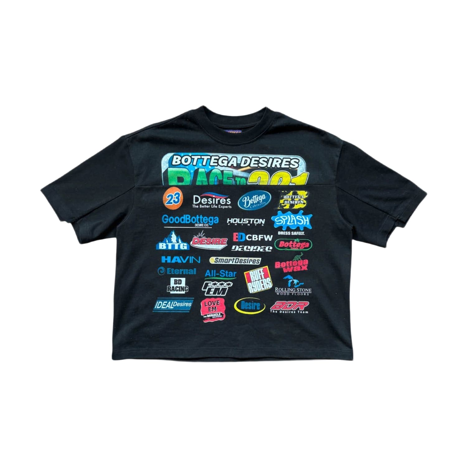 Bottega Desires Race T-Shirt Black