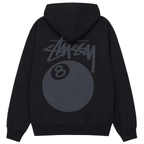 Stussy 8 Ball Pigment Dyed Hoodie Black