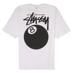 Stussy 8 Ball Tee White