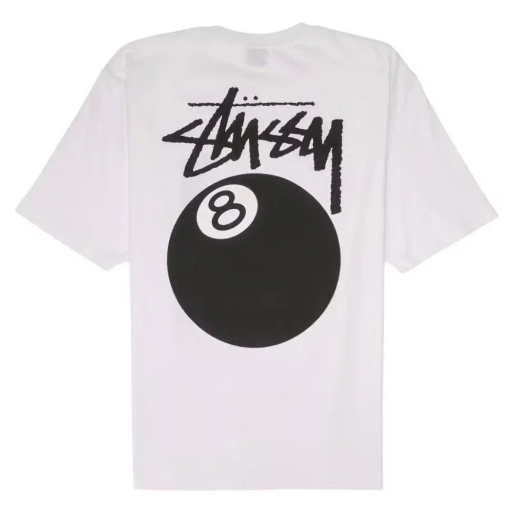 Stussy 8 Ball Tee White