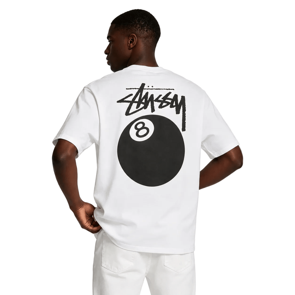 Stussy 8 Ball Tee White