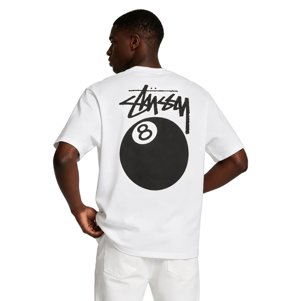 Stussy 8 Ball Tee White