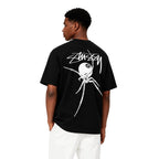 Stussy Arachnid Pigment Dyed Tee Black