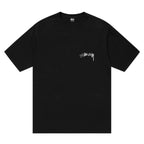 Stussy Arachnid Pigment Dyed Tee Black