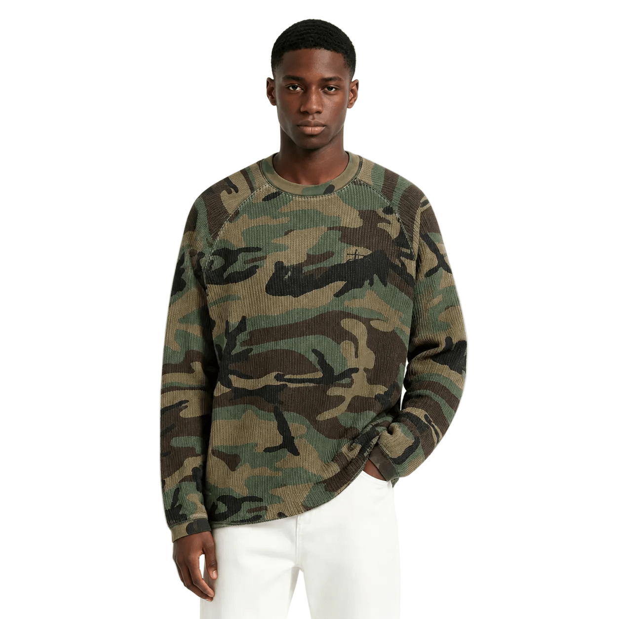 Stussy Basic Thermal Woodland Camo