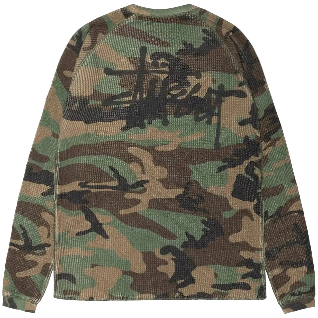 Stussy Basic Thermal Woodland Camo