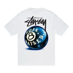 Stussy Born X Raised 8 Ball Tee White