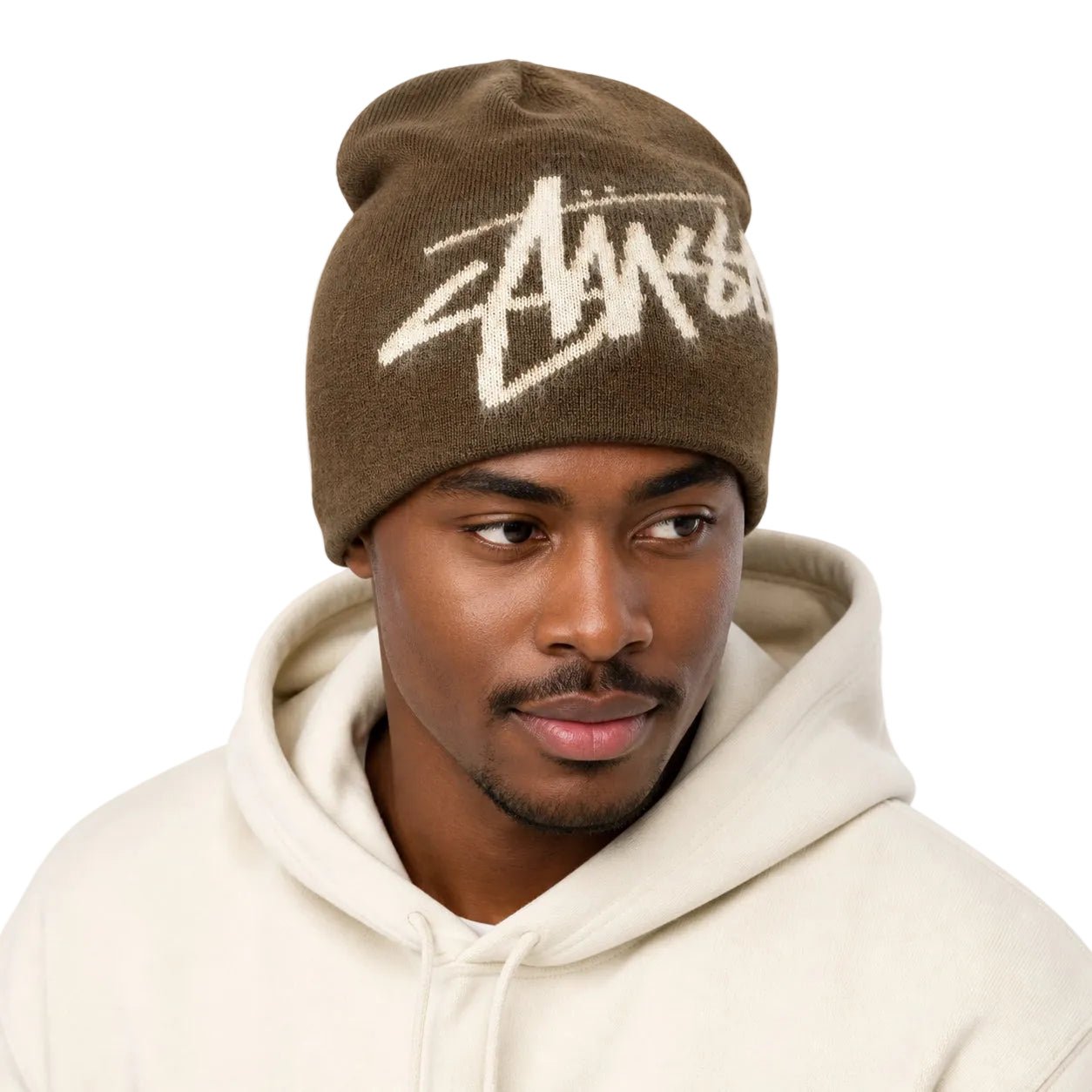 Stussy Brushed Out Stock Skullcap Brown