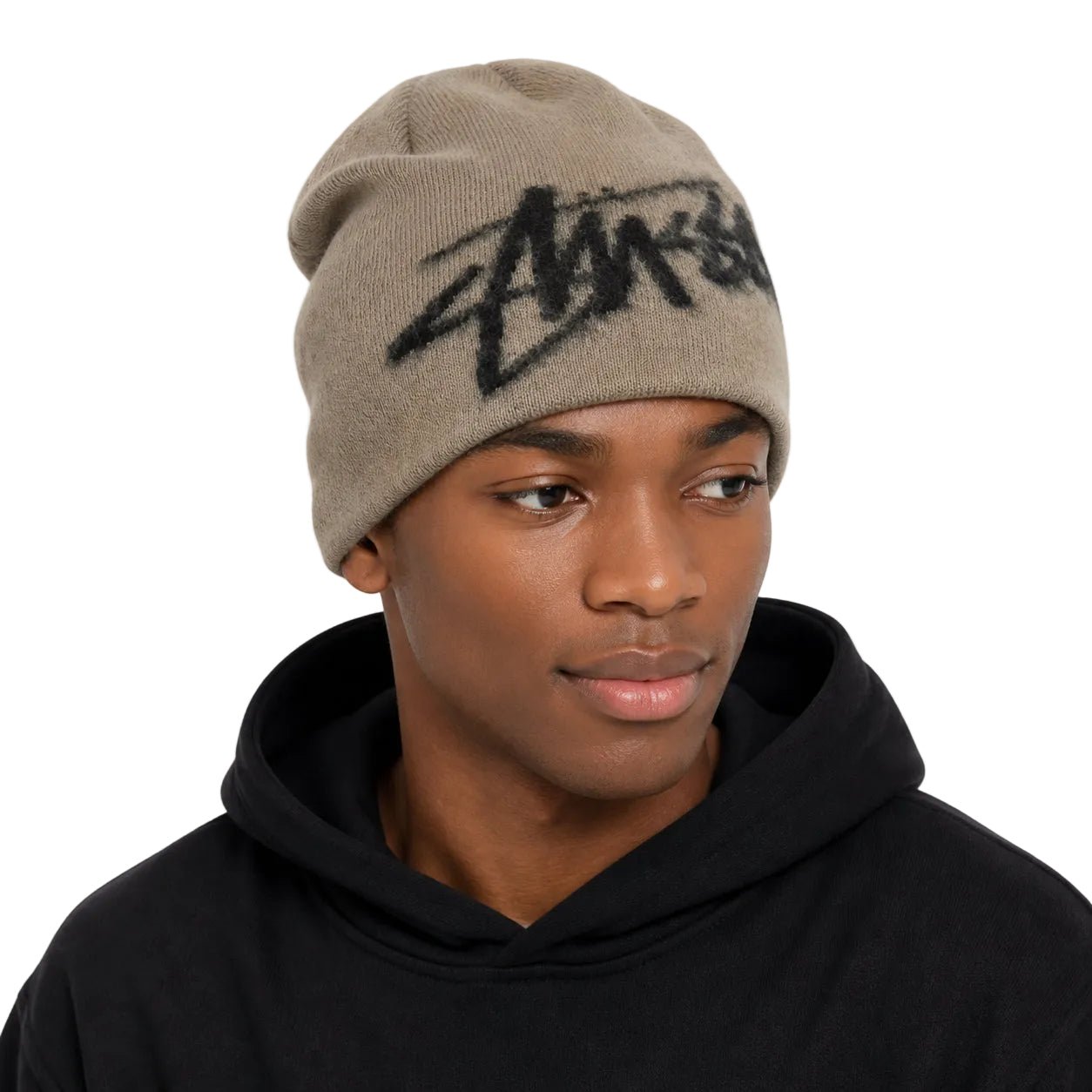 Stussy Brushed Out Stock Skullcap Sand