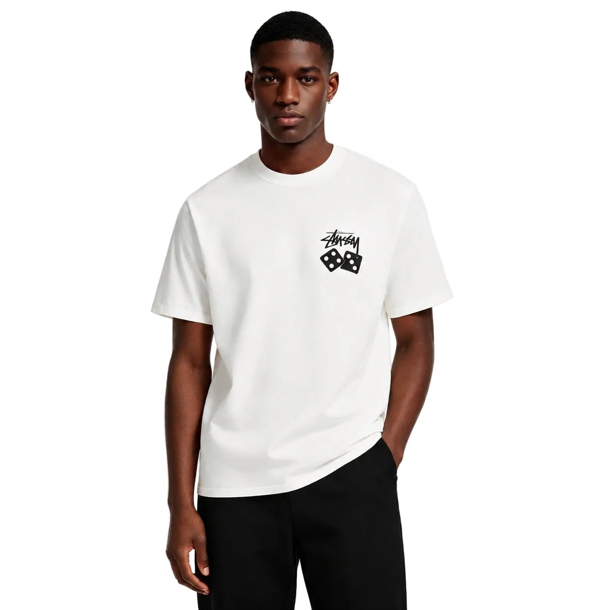 Stussy Dice Pigment Dyed Tee Natural