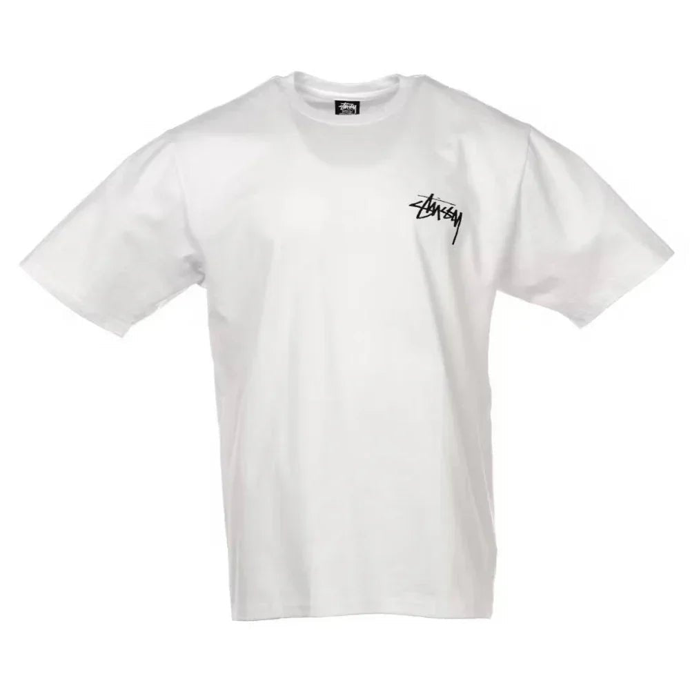Stussy Fuzzy Dice Tee White