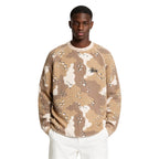 Stussy Raglan Thermal Long-Sleeve Crew Desert Camo