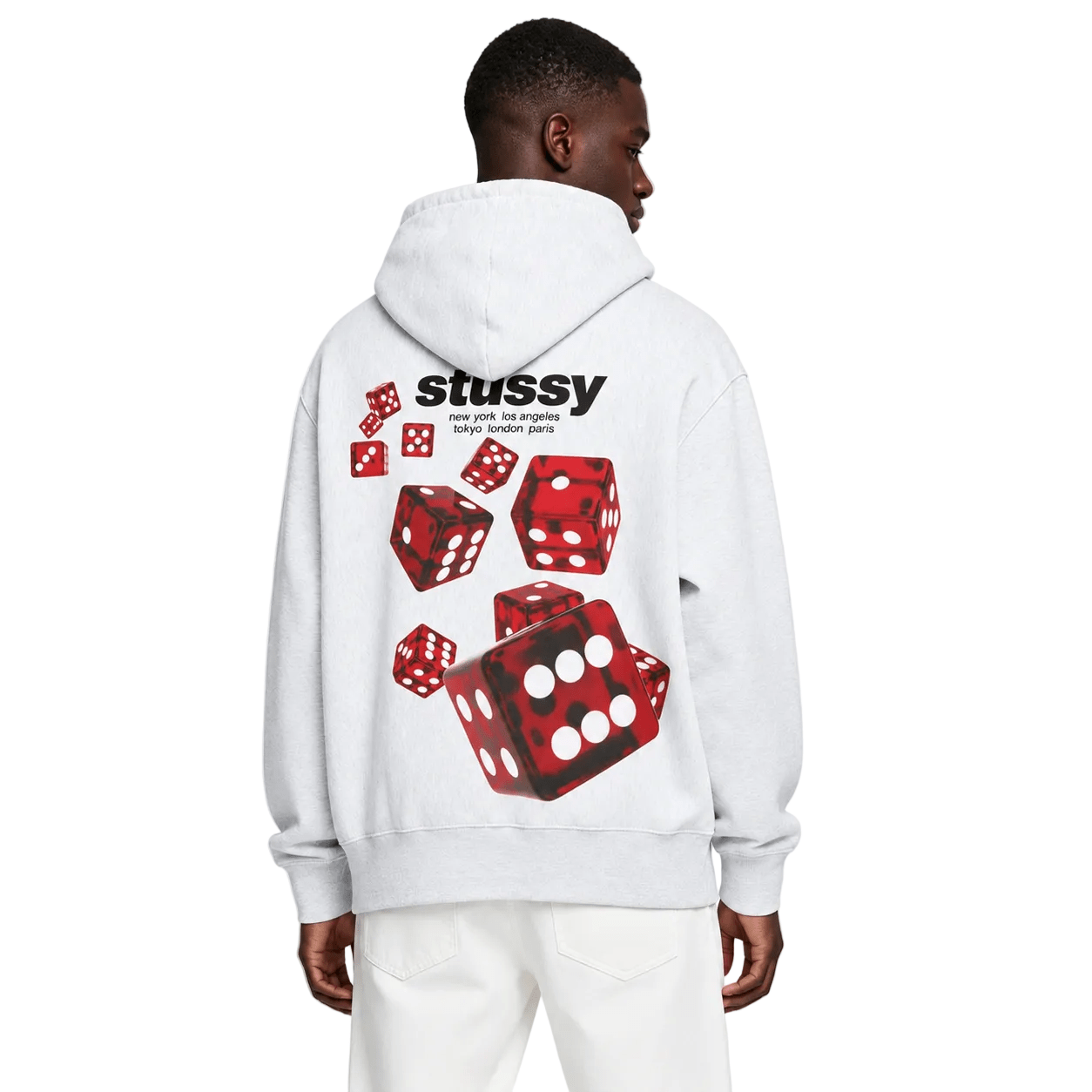 Stussy Rollers Hoodie Ash Heather
