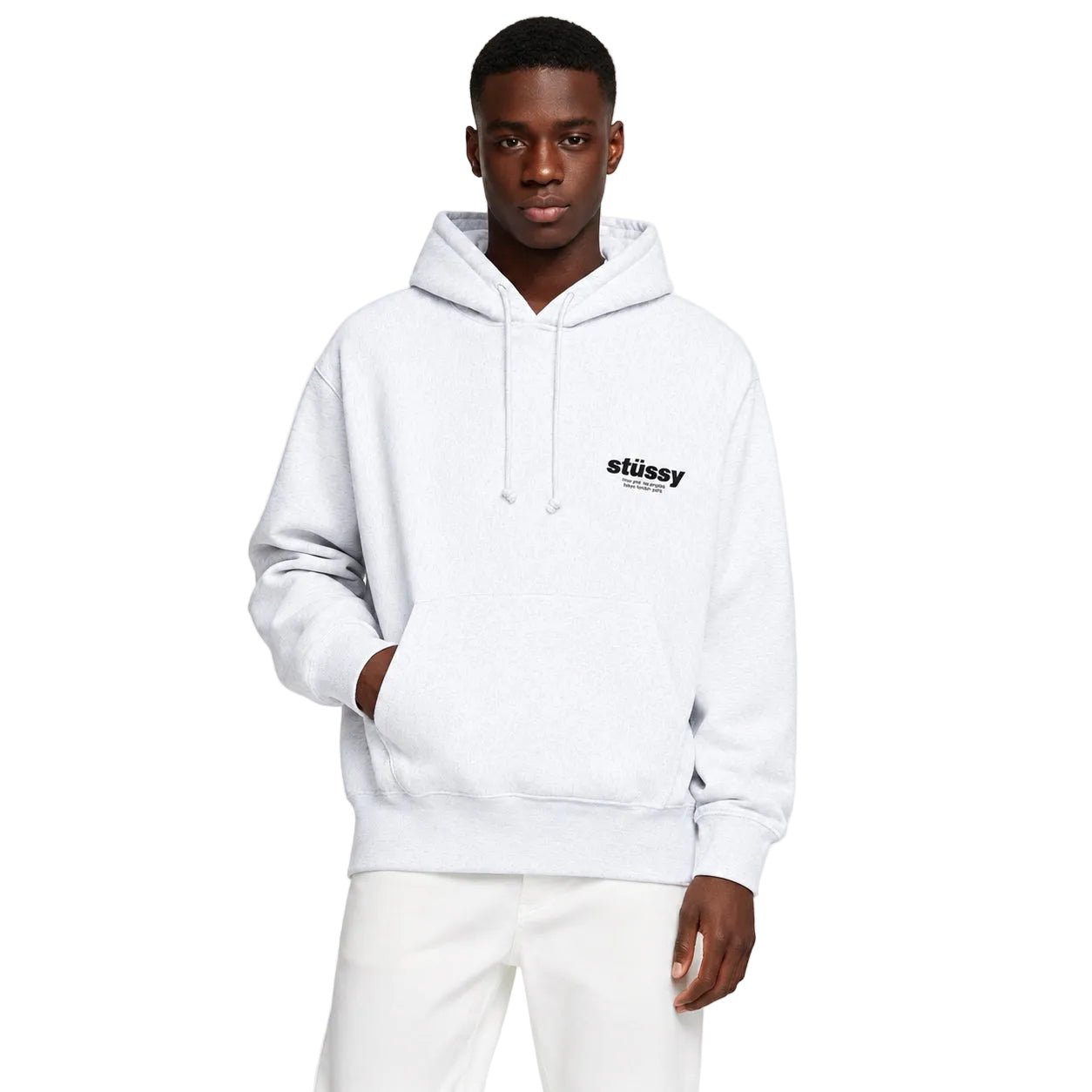 Stussy Rollers Hoodie Ash Heather