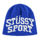 Stussy Sport Jacquard Skullcap Beanie Blue