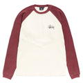 Stussy Thermal 2 Tone Raglan Shirt White