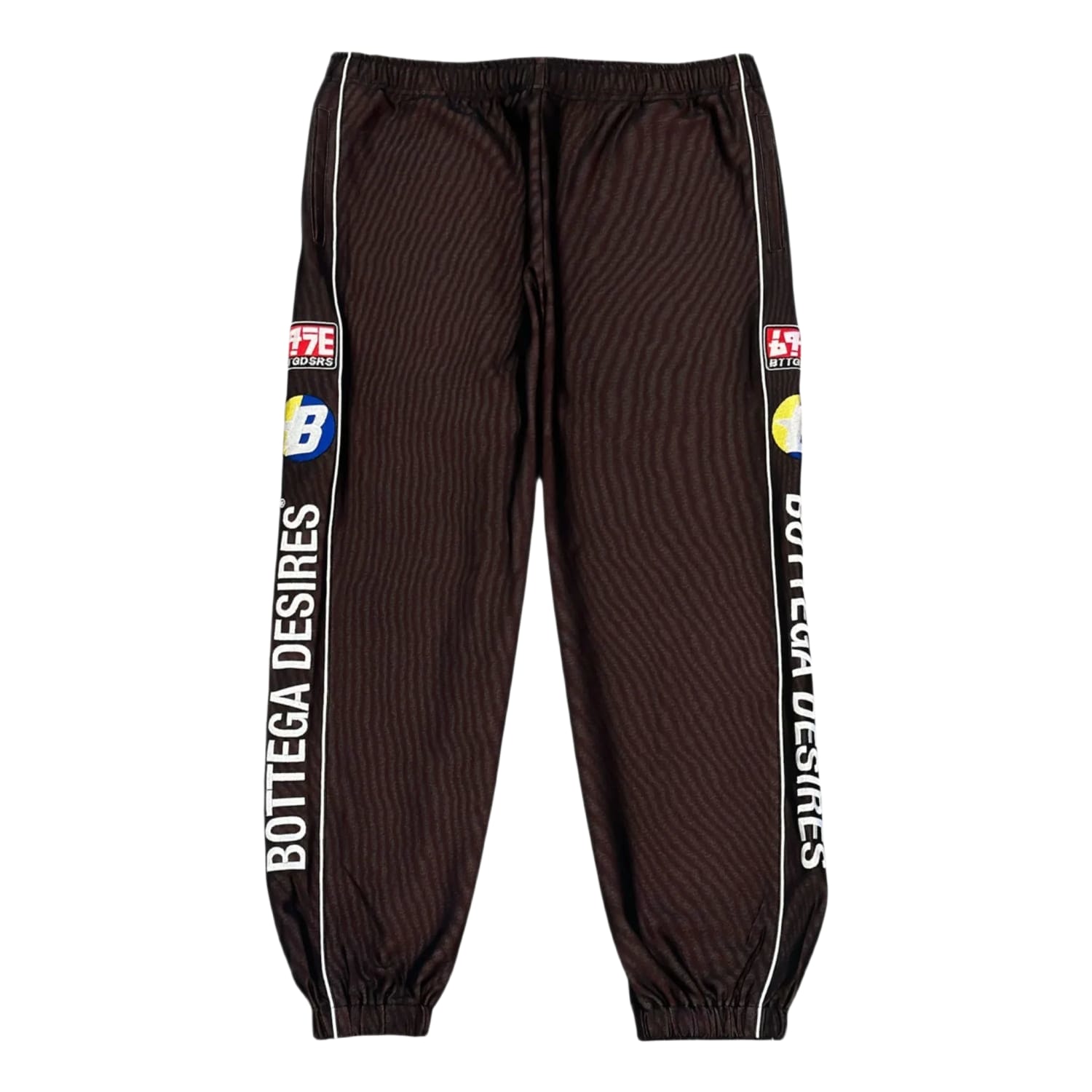 Bottega Desires Race Tracksuit Sweatpants Brown