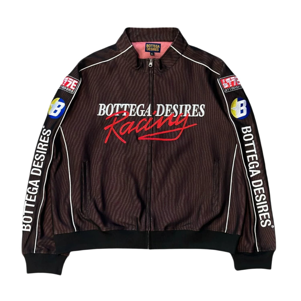 Bottega Desires Race Tracksuit Jacket Brown